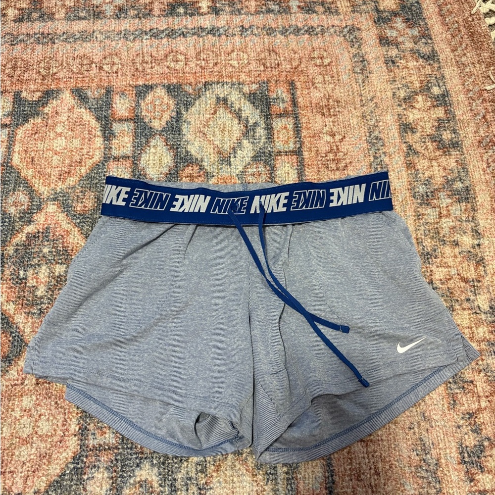 Nike Blue Dri-FIT Striped Shorts